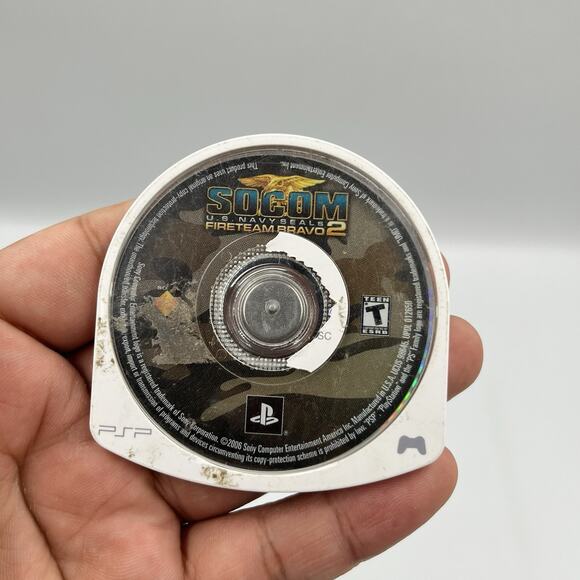 SOCOM U.S NAVY SEALS: FireTeam Bravo 2 Playstation PSP Games UMD Disc Only - Picture 1 of 4